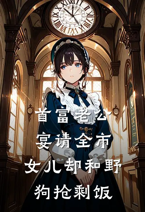 首富老公宴请全市，女儿却和野狗抢剩饭