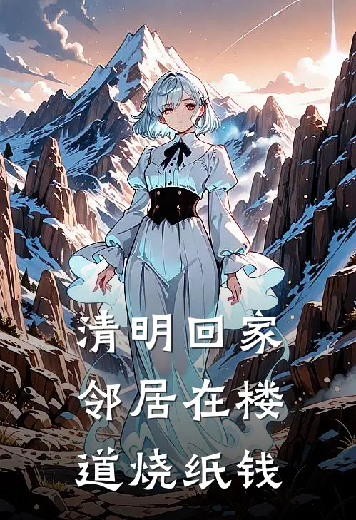 清明回家，邻居在楼道烧纸钱