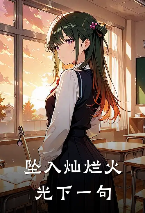 坠入灿烂火光下一句