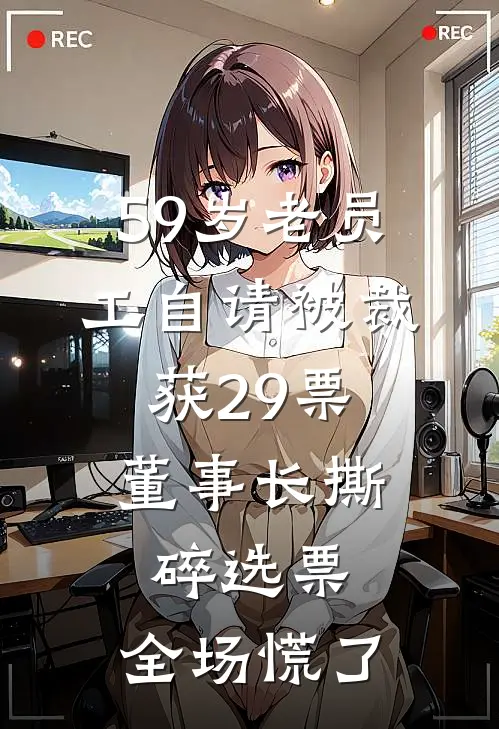 59岁老员工自请被裁获29票，董事长撕碎选票，全场慌了