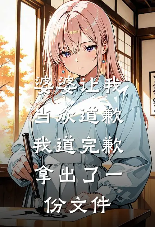 婆婆让我当众道歉，我道完歉拿出了一份文件